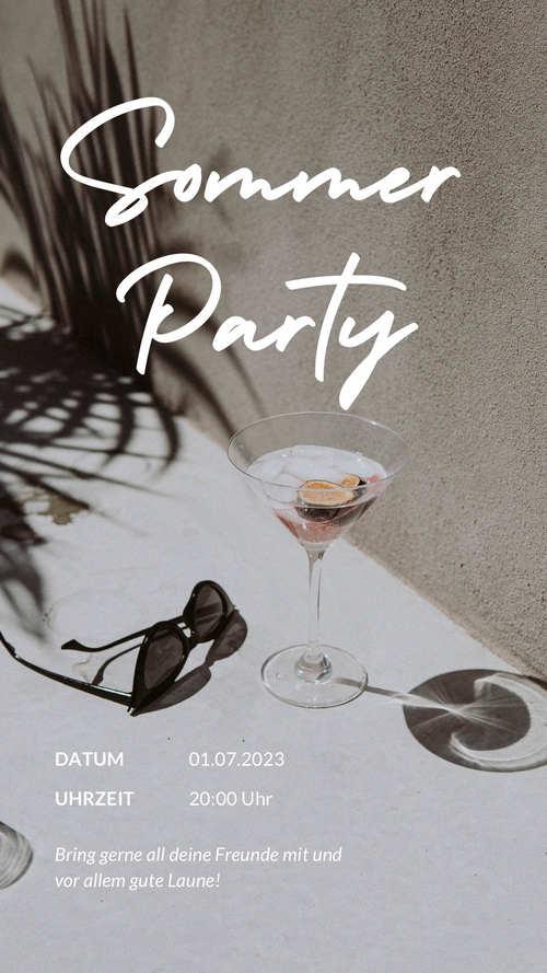 Party Einladung